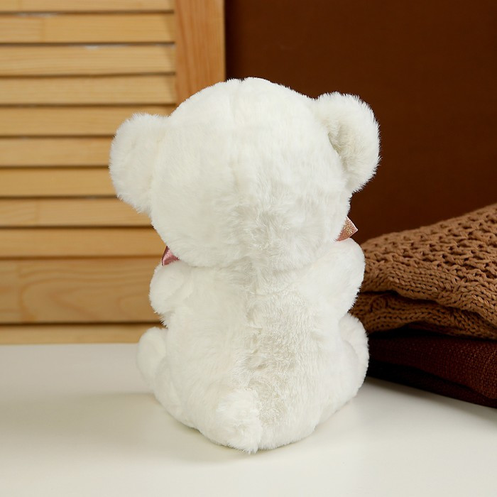 Мягкая игрушка «Мишка», 25 см, цвет белый - фото 3 - id-p213939837