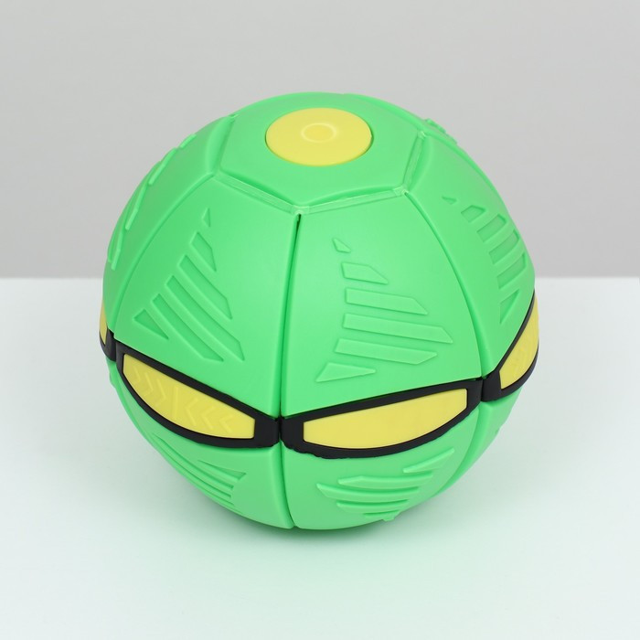 Мяч - фрисби для собак "НЛО" зелёный, 16 см - фото 2 - id-p203561442