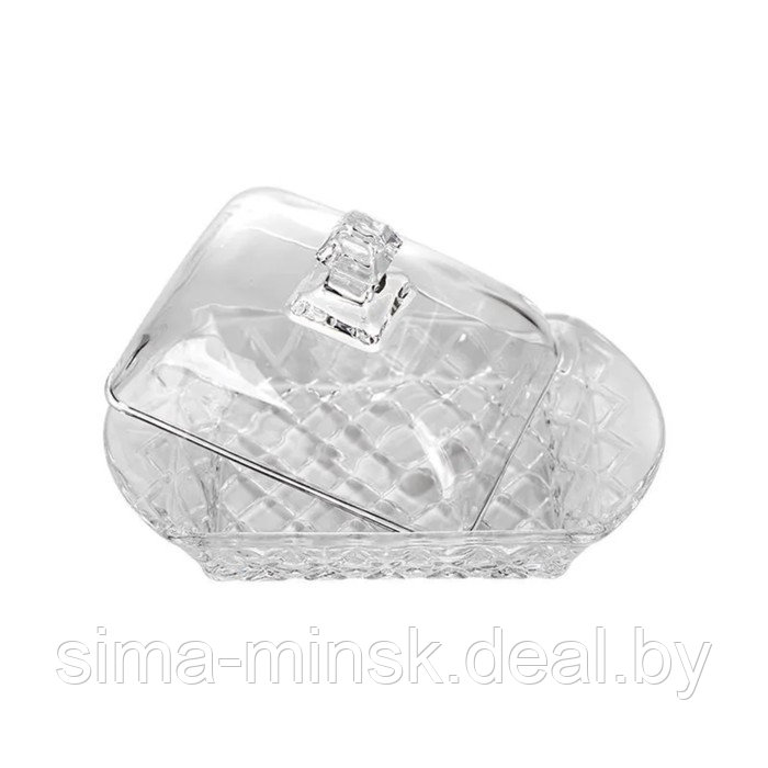 Маслёнка Bekker, размер 17х11х9 см, стекло - фото 7 - id-p216672955