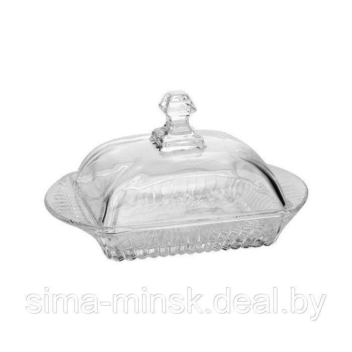 Маслёнка Bekker, размер 17х11х9 см, стекло - фото 2 - id-p216672956