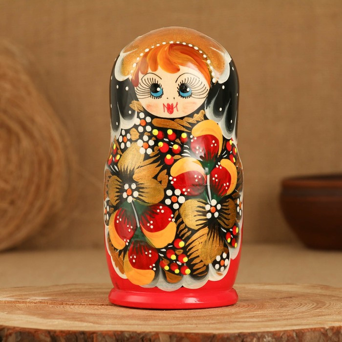 Матрёшка 5-ти кукольная "Надя" ягоды , 17-18см, ручная роспись. - фото 3 - id-p199332294