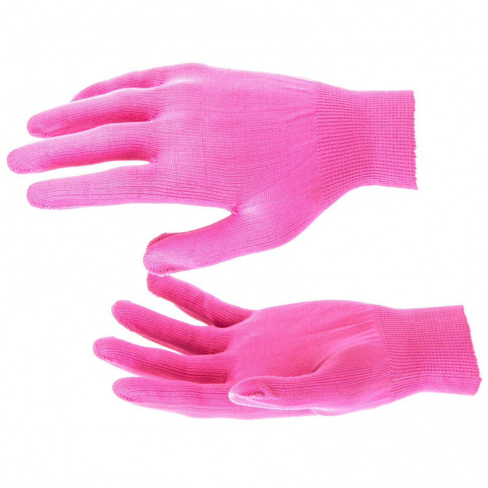 Перчатки Нейлон, 13 класс, цвет розовая фуксия, L Россия - фото 1 - id-p216666477