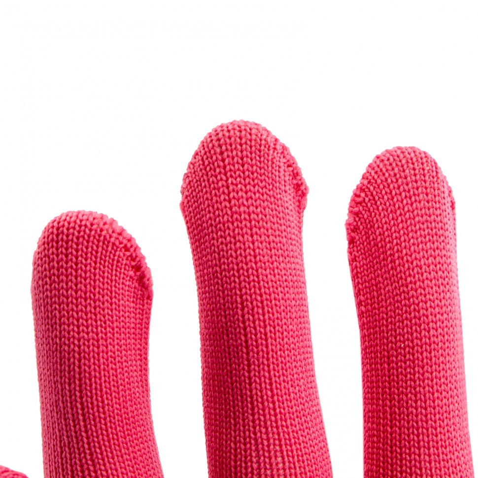 Перчатки Нейлон, ПВХ точка, 13 класс, цвет розовая фуксия, L Россия - фото 5 - id-p216666517