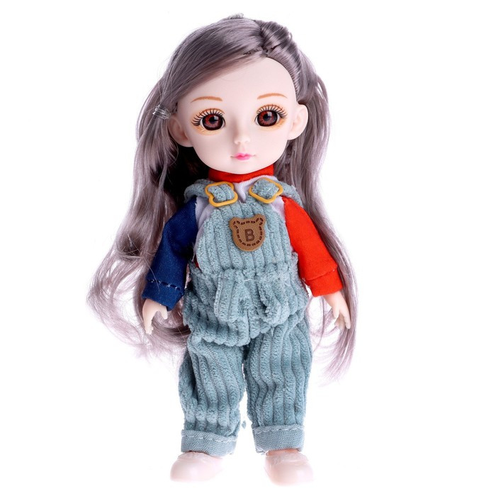 Кукла модная шарнирная «Арина» в комбинезоне - фото 3 - id-p188622790