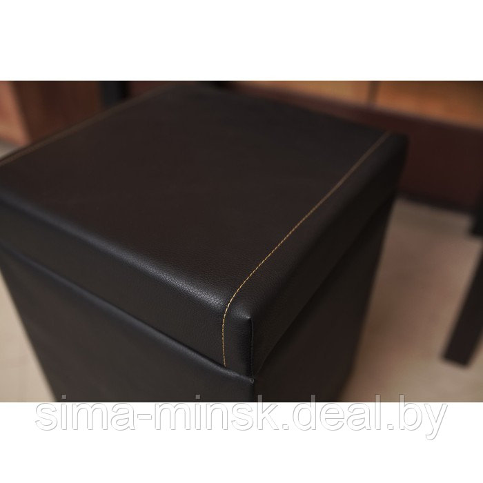 Банкетка Nature 44, 332 × 332 × 473 мм, цвет чёрный - фото 2 - id-p216665592