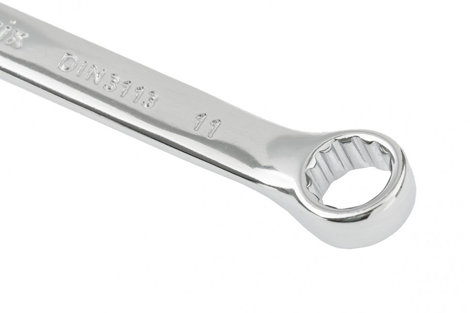 Ключ комбинированный, 11 мм, CrV, полированный хром Matrix - фото 2 - id-p216667728