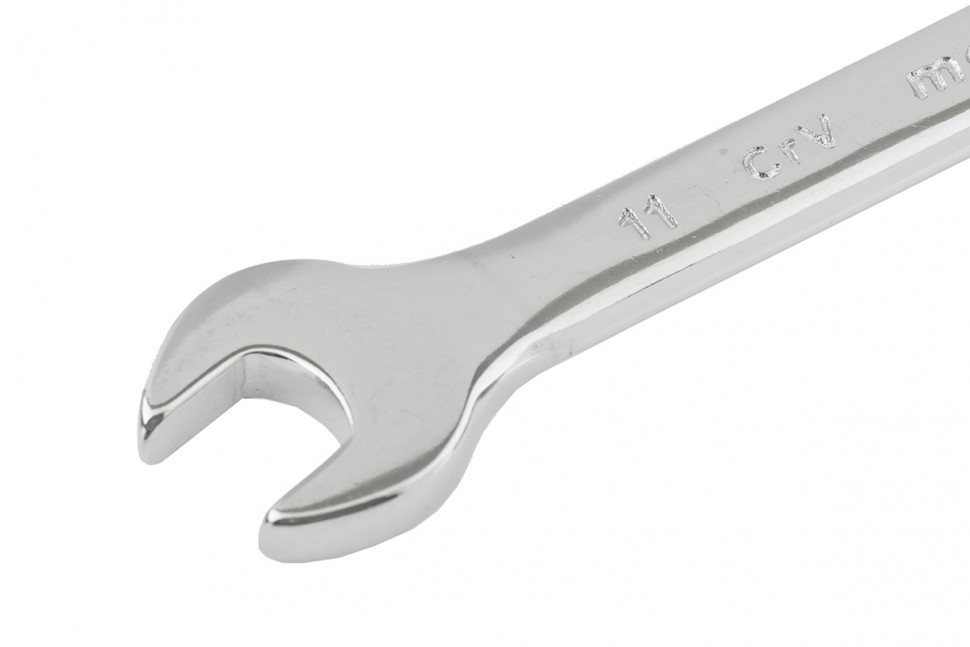 Ключ комбинированный, 11 мм, CrV, полированный хром Matrix - фото 3 - id-p216667728