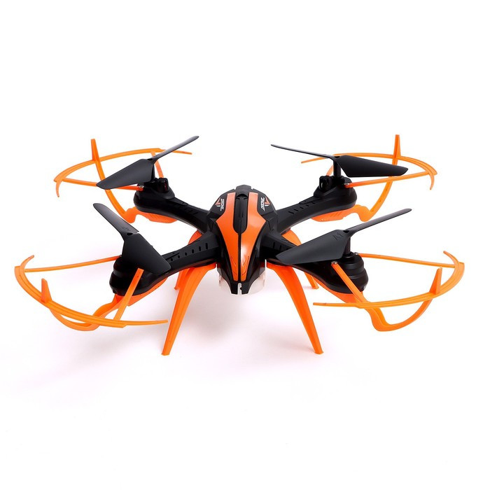 Квадрокоптер LH-X20WF, камера, передача изображения на смартфон, Wi-FI, цвет чёрно-оранжевый - фото 2 - id-p199413155