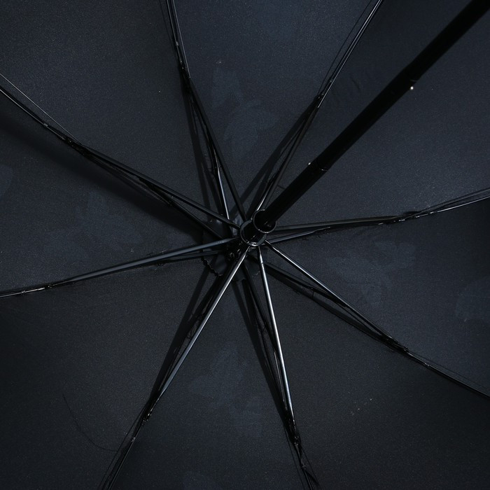 Зонт механический «Яркие бабочки», 8 спиц, d=95, цвет чёрный - фото 4 - id-p207963045