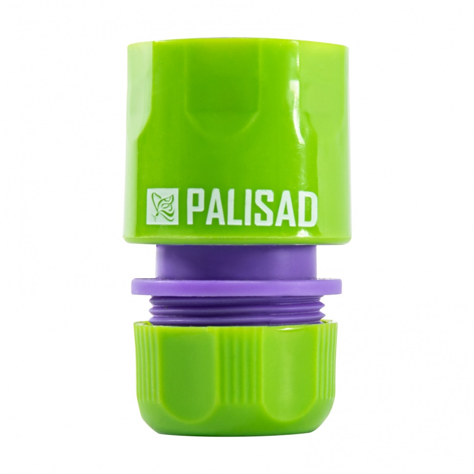 Соединитель пластмассовый, быстросъемный для шланга 1/2, аквастоп Palisad - фото 4 - id-p216667771
