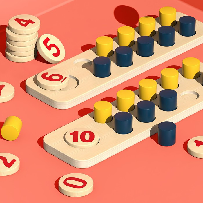 Игровой Деревянный набор «Учимся считать» 22,5 × 7 × 2,8 см - фото 8 - id-p216661577