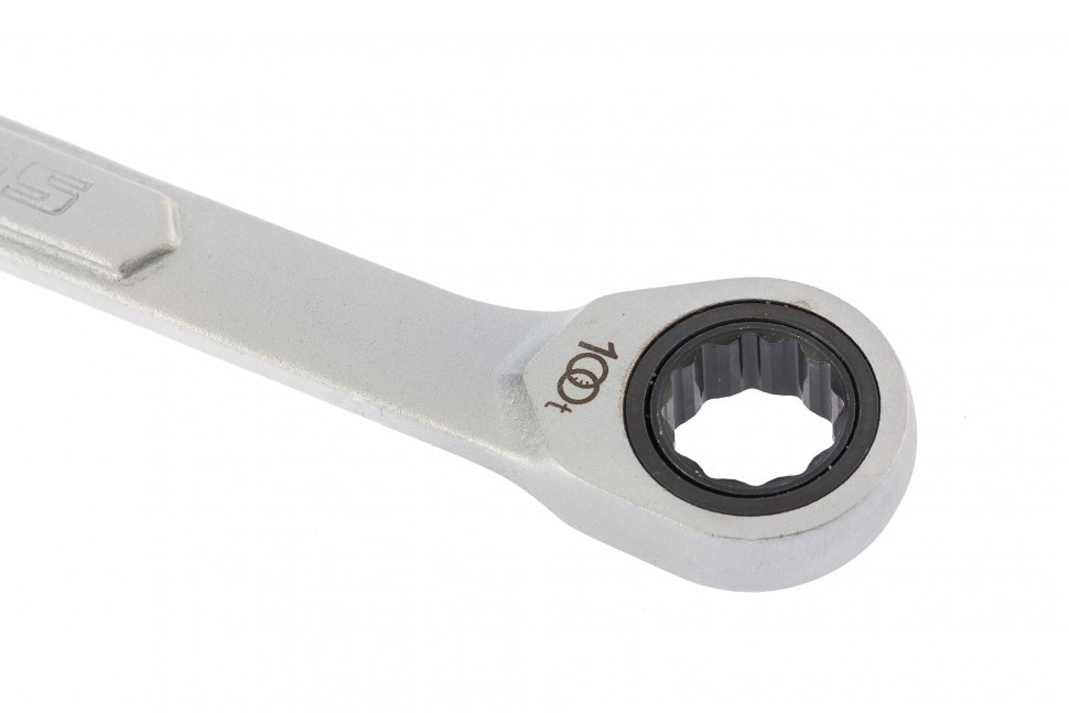 Ключ комбинированный трещоточный, 15 мм, количество зубьев 100 Gross - фото 3 - id-p216675263