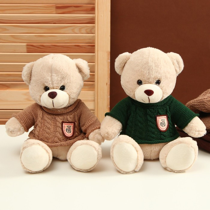 Мягкая игрушка «Медвежонок» в свитере, 25 см, цвет МИКС - фото 6 - id-p215189300