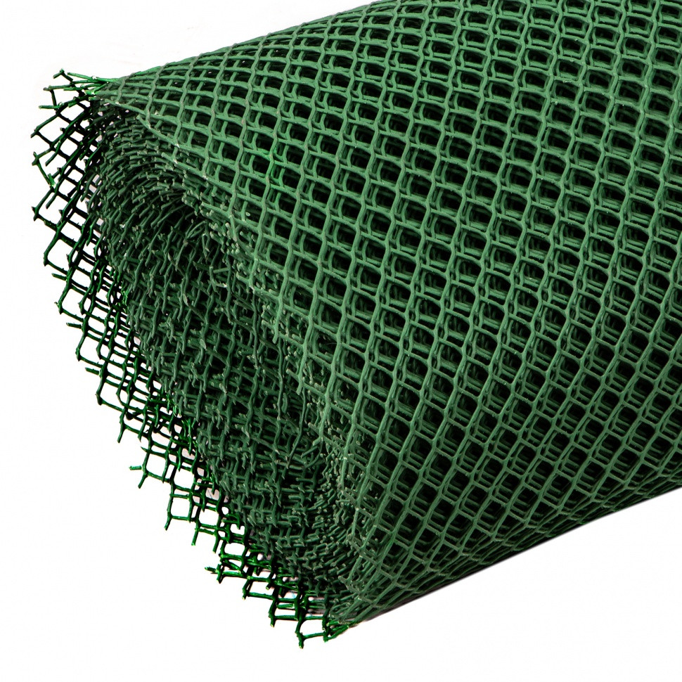 Решетка заборная в рулоне, 1.6 х 25 м, ячейка 22 х 22 мм, пластиковая, зеленая, Россия - фото 4 - id-p216677400