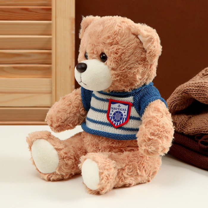 Мягкая игрушка «Медведь» в полосатой кофте, 25 см, цвет МИКС - фото 3 - id-p215189303