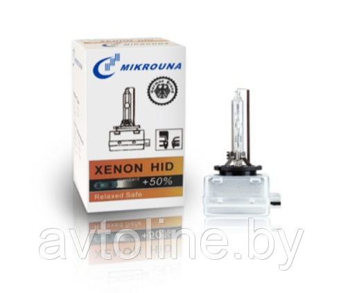 Лампа ксеноновая D1S MIKROUNA 35W 4300K 00398RA