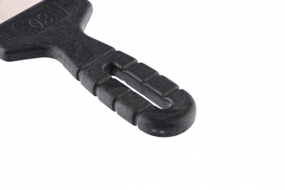 Шпательная лопатка из нержавеющей стали, 80 мм, пластмассовая ручка Сибртех - фото 3 - id-p216666678