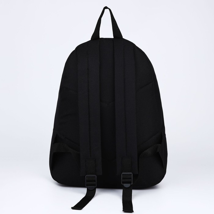 Рюкзак текстильный Пришелец, с карманом, цвет чёрный - фото 4 - id-p211520720