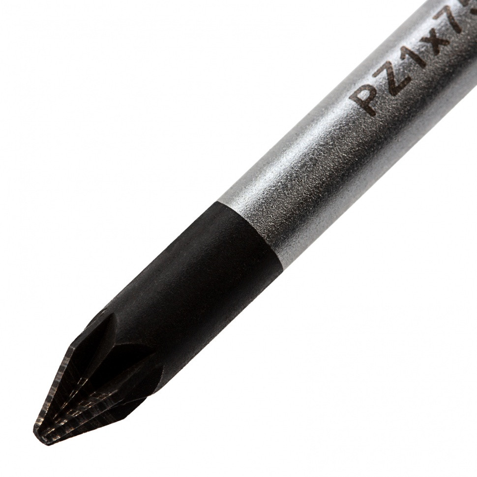 Отвертка PZ1 x 75 мм, S2, трехкомпонентная ручка Gross - фото 3 - id-p216670013