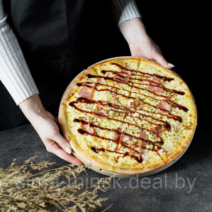 Доска для пиццы Adelica «Итальяно», 6 кусков, d=32 см, толщина 1,8 см, берёза - фото 7 - id-p188633812