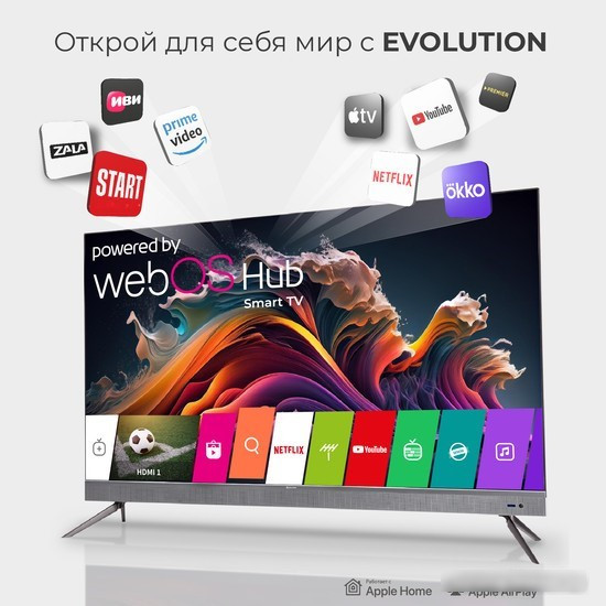 Телевизор Evolution WOS65MR1SBUHD - фото 3 - id-p216678509