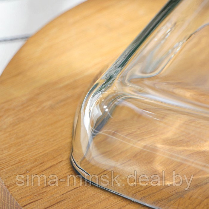 Форма для запекания и выпечки из жаропрочного стекла Borcam, 1,95 л, с крышкой - фото 6 - id-p203567053