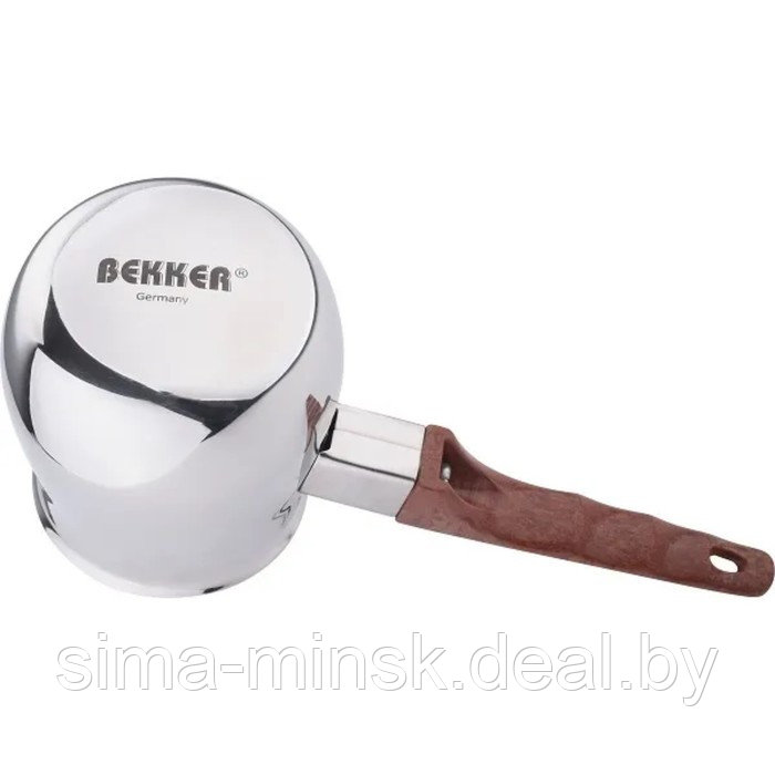 Турка BK-8219 630 мл, ручка бакелитовая, нержавеющая сталь - фото 2 - id-p216669738