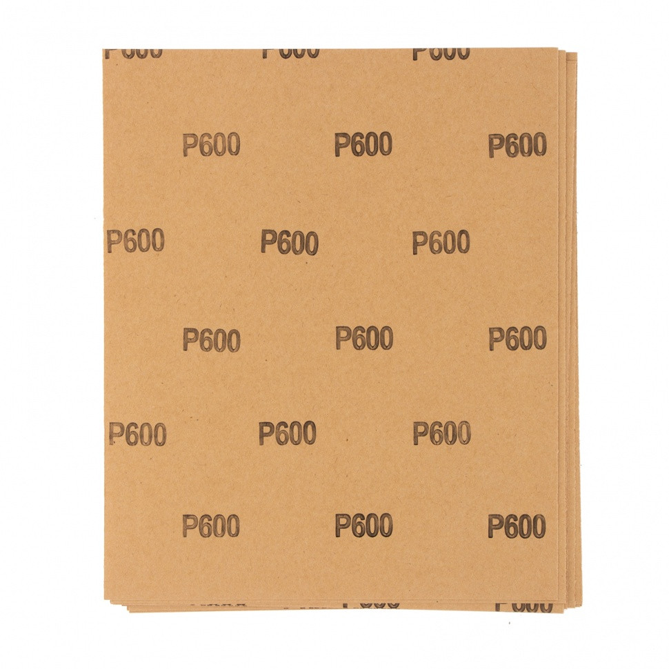 Шлифлист на бумажной основе, P 600, 230 х 280 мм, 10 шт, водостойкий Matrix - фото 2 - id-p216670116
