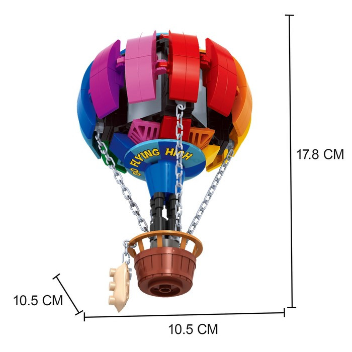 Конструктор «Воздушный шар», 195 деталей - фото 2 - id-p199411142