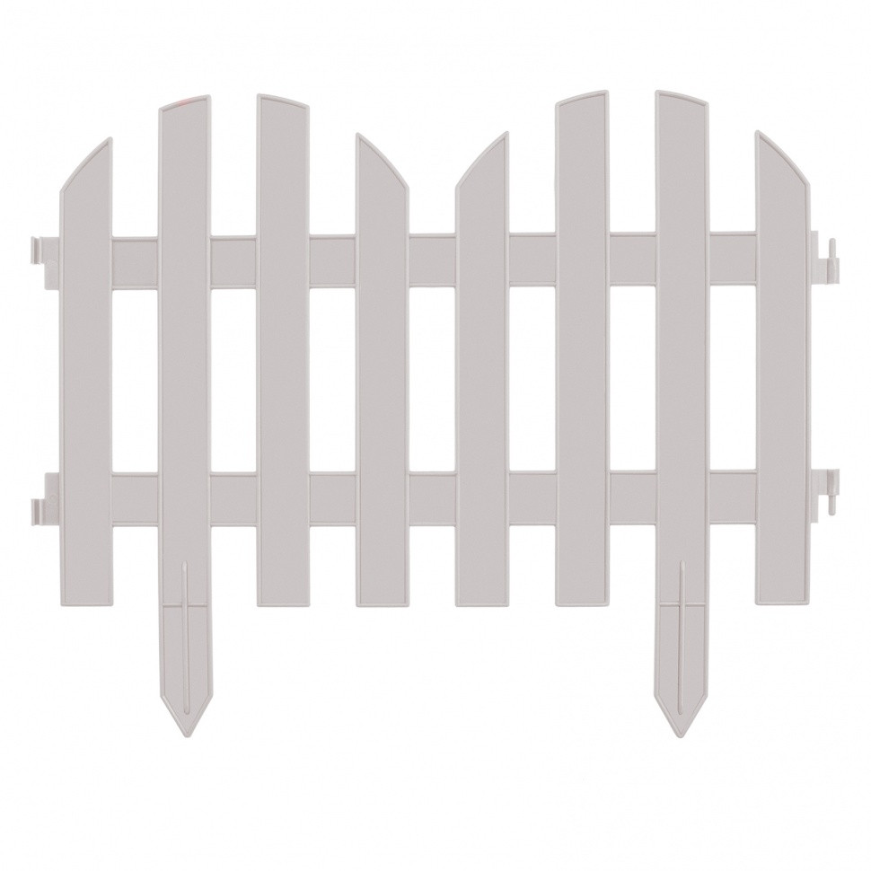 Забор декоративный "Романтика", 28 х 300 см, белый, Россия, Palisad - фото 2 - id-p216674241