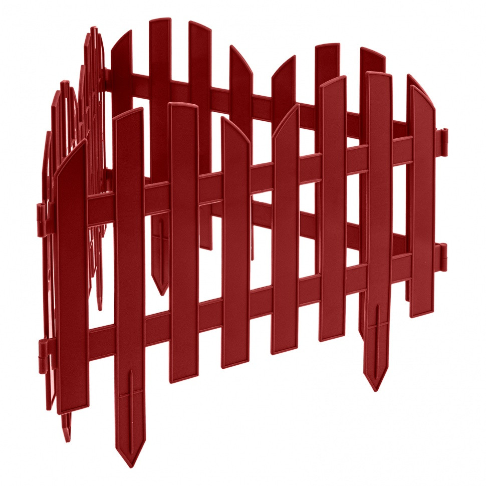 Забор декоративный "Романтика", 28 х 300 см, терракот, Россия, Palisad - фото 1 - id-p216674242