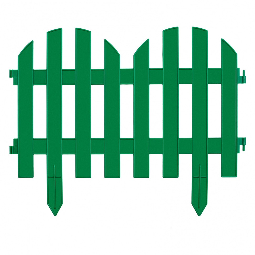 Забор декоративный "Романтика", 28 х 300 см, зеленый, Россия, Palisad - фото 2 - id-p216674243