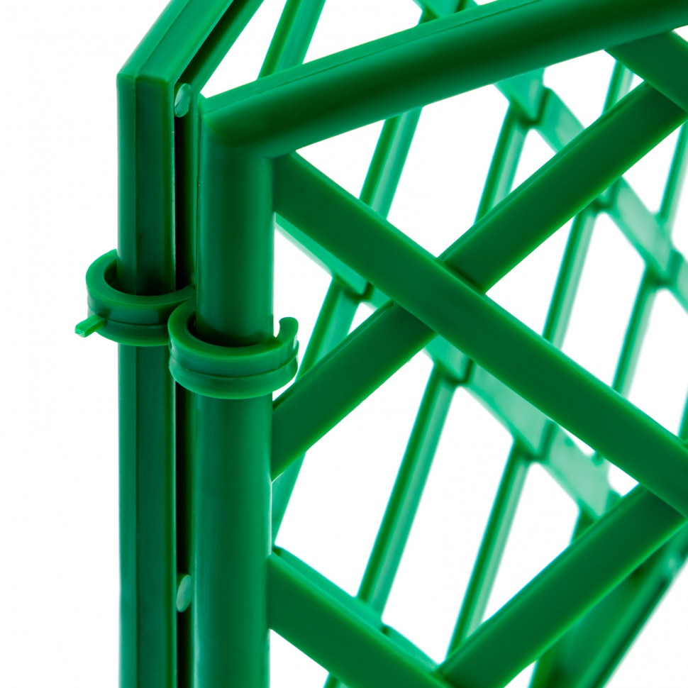 Забор декоративный "Сетка", 24 х 320 см, зеленый, Россия, Palisad - фото 3 - id-p216674276