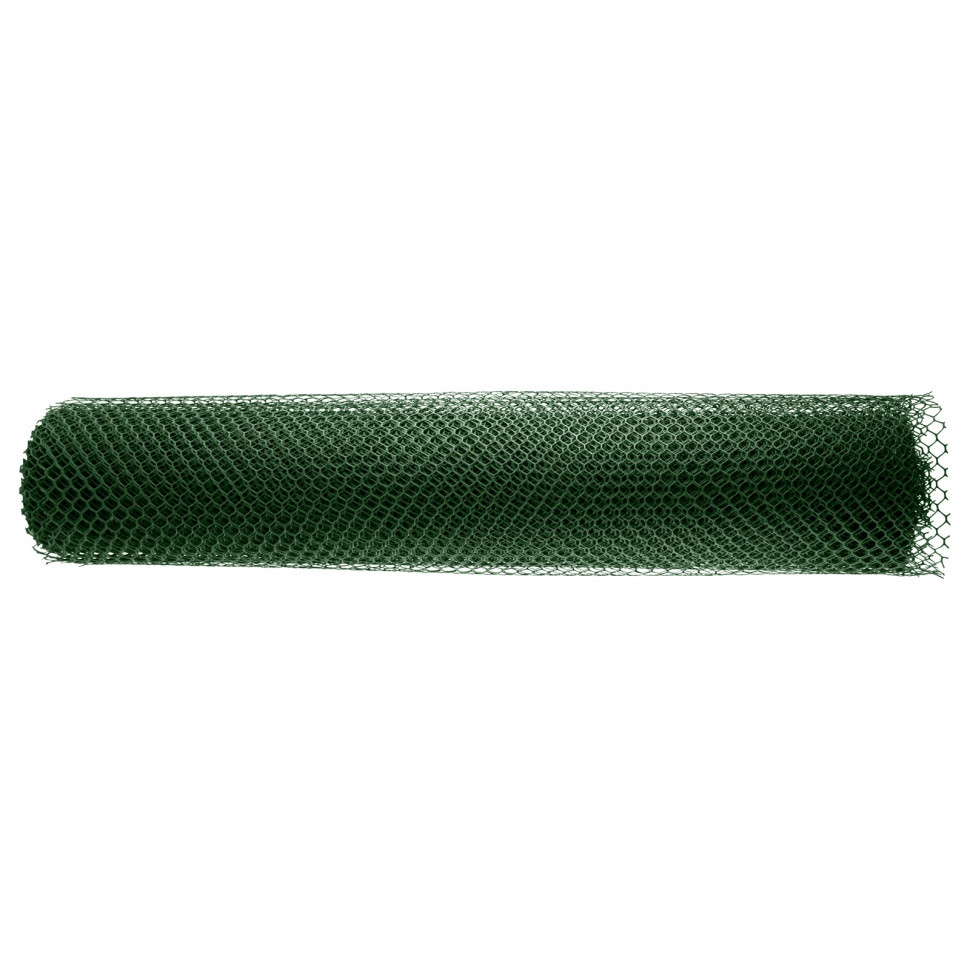 Решетка заборная в рулоне, 2 х 25 м, ячейка 25 х 30 мм, пластиковая, зеленая, Россия - фото 2 - id-p216677535