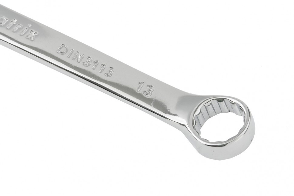 Ключ комбинированный, 13 мм, CrV, полированный хром Matrix - фото 3 - id-p216668020