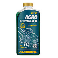 MANNOL Agro for Husqvarna 7859 API TC, JASO FB / Масло моторное двухтактное синтетическое 1л