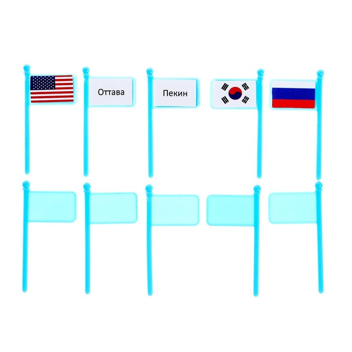 Развивающий набор «Карта мира. Флаги и столицы» - фото 5 - id-p216664950