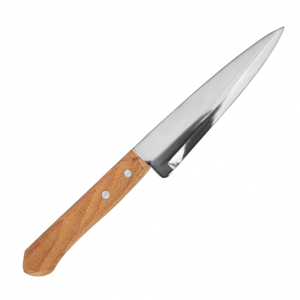 Нож поварской 240 мм, лезвие 130 мм, деревянная рукоятка// Hausman - фото 2 - id-p216669097