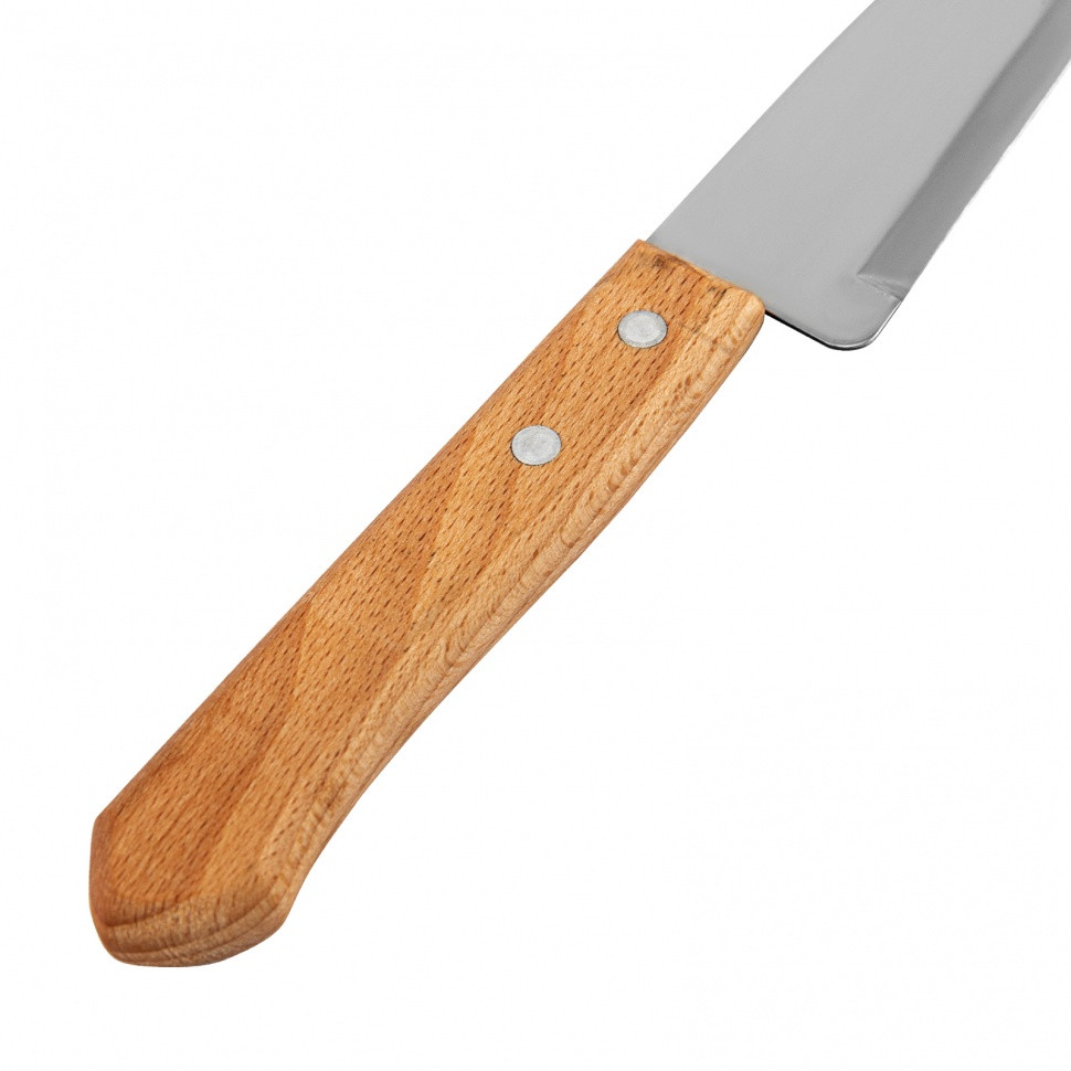 Нож поварской 240 мм, лезвие 130 мм, деревянная рукоятка// Hausman - фото 4 - id-p216669097