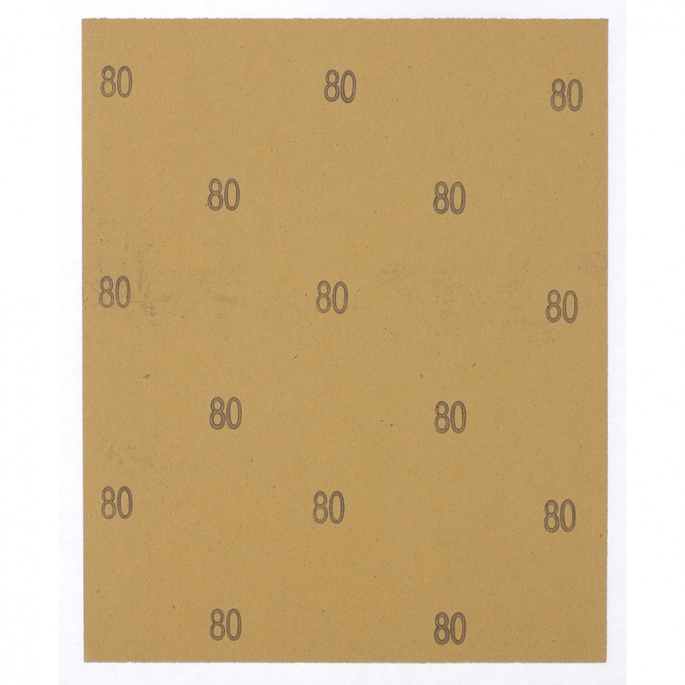 Шлифлист на бумажной основе, P 80, 230 х 280 мм, 10 шт, водостойкий Matrix - фото 3 - id-p216670306
