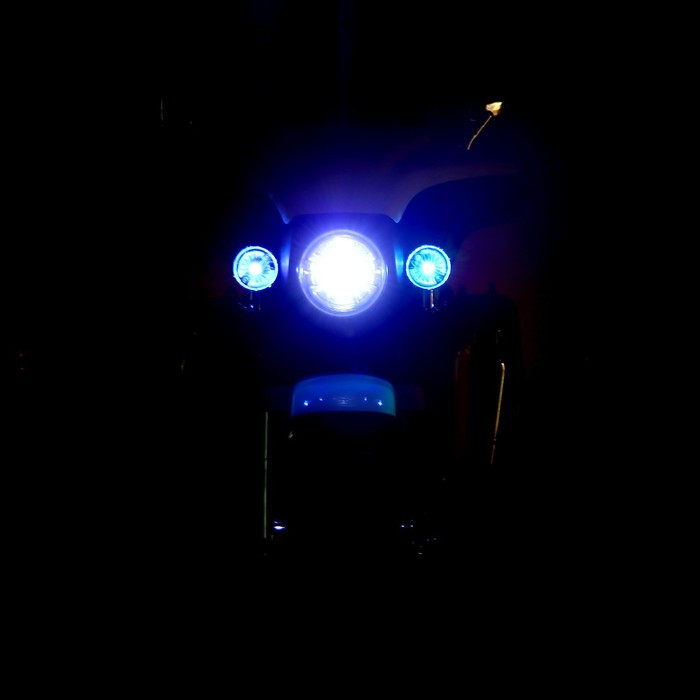 Электромотоцикл «Трайк», 2-х местный, 2 мотора, цвет чёрно-белый - фото 9 - id-p216665752