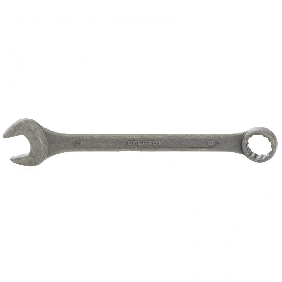 Ключ комбинированный, 19 мм, CrV, фосфатированный, ГОСТ 16983 Сибртех - фото 1 - id-p216669227