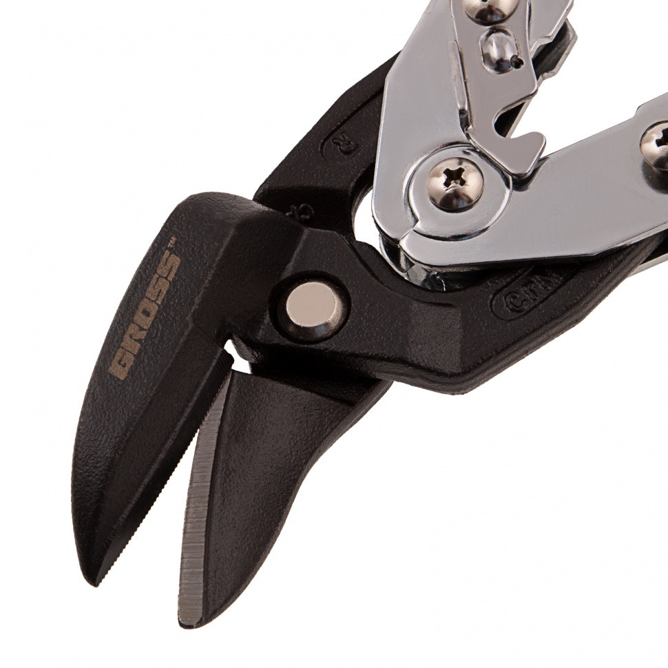 Ножницы по металлу "Piranha", усиленные, 255 мм, прямой и правый рез, сталь СrMo, двухкомпонентные рукоятки - фото 3 - id-p216676681