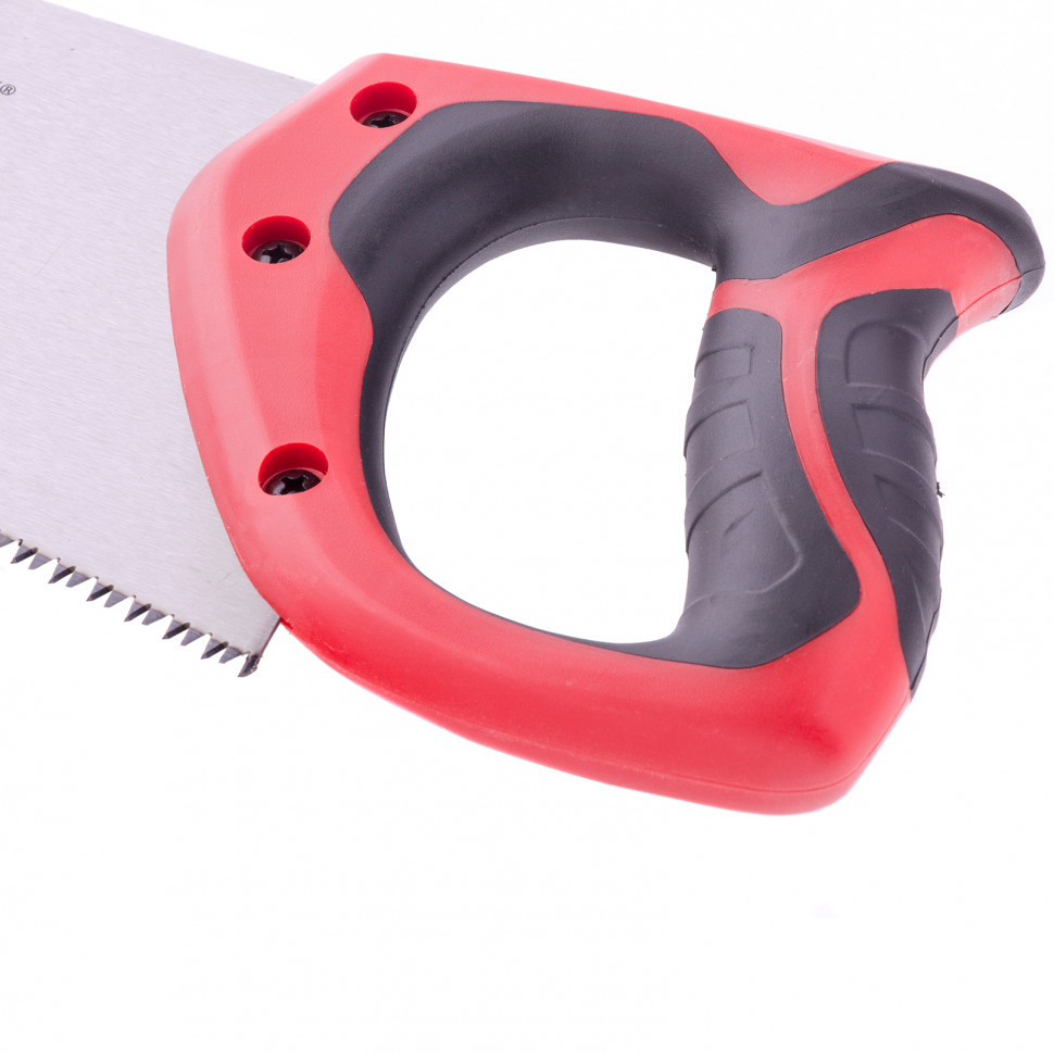 Ножовка по дереву, 500 мм, 7-8 TPI, зуб-3D, каленый зуб, двухкомпонентная рукоятка Matrix - фото 3 - id-p216674428