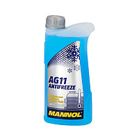 Жидкость охлаждающая низкозамерзающая Mannol Antifreeze AG11-40 1,08 кг (1 л) синий