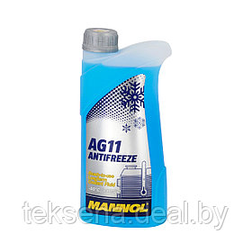 Жидкость охлаждающая низкозамерзающая Mannol Antifreeze AG11-40 1,08 кг (1 л) синий