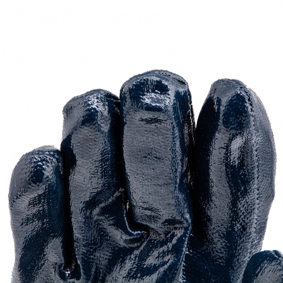 Перчатки трикотажные с обливом из бутадиен-нитрильного каучука, манжет, L Сибртех - фото 5 - id-p216669267