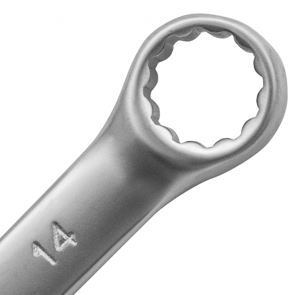 Ключ комбинированный, 14 мм, CrV, матовый хром Matrix - фото 3 - id-p216668345