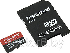 Карта памяти Transcend microSDXC UHS-I 300x Premium (Class 10) 128GB (TS128GUSDU1)