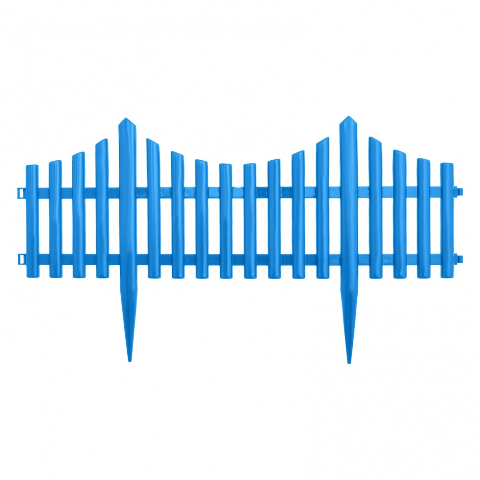 Забор декоративный "Гибкий", 24 х 300 см, голубой, Россия, Palisad - фото 2 - id-p216673202